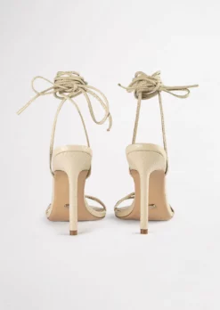 Tony Bianco Best Sellers Millie Vanilla Snake 10.5cm Heels 15 Tony Bianco Best Sellers Millie Vanilla Snake 10.5cm Heels
