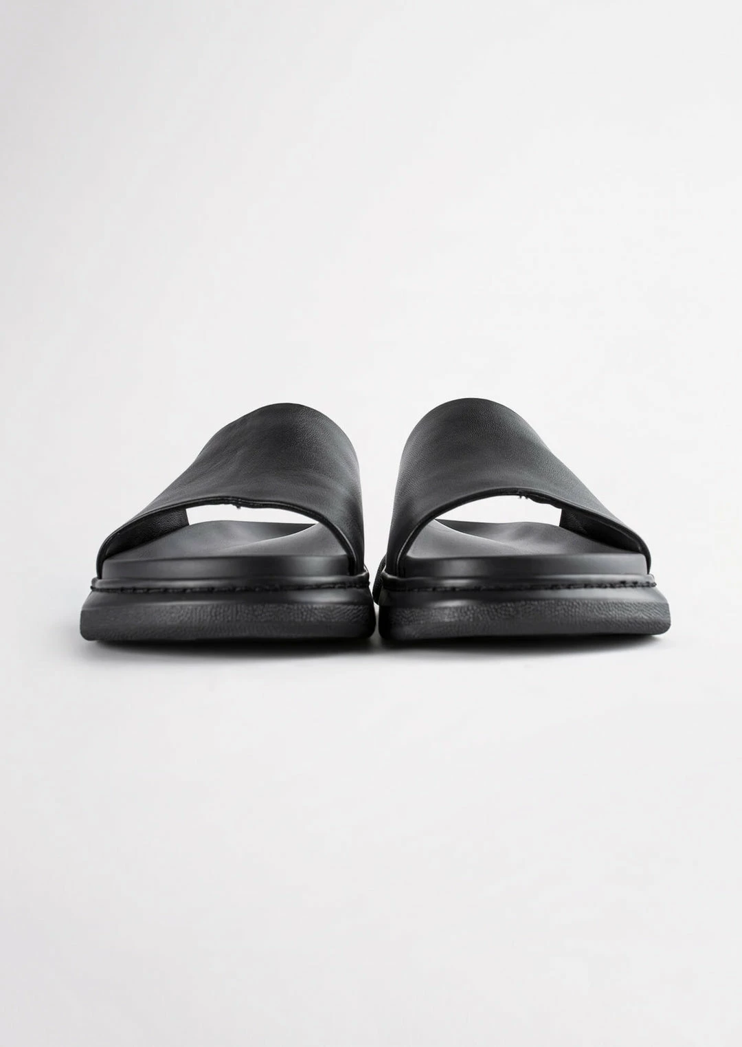 Tony Bianco Model Black Nappa 4cm Sandals 7 Tony Bianco Model Black Nappa 4cm Sandals