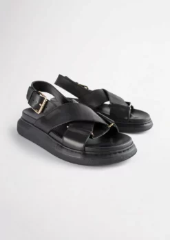 Tony Bianco Mya Black Como 4cm Sandals Shoes 17 Tony Bianco Mya Black Como 4cm Sandals Shoes