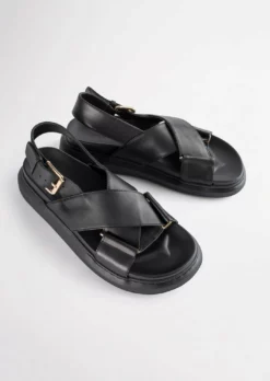 Tony Bianco Mya Black Como 4cm Sandals Shoes 12 Tony Bianco Mya Black Como 4cm Sandals Shoes