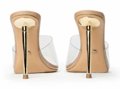 Tony Bianco Mylo Clear Vinylite/Skin 10.5cm Heels 11 Tony Bianco Mylo Clear Vinylite/Skin 10.5cm Heels