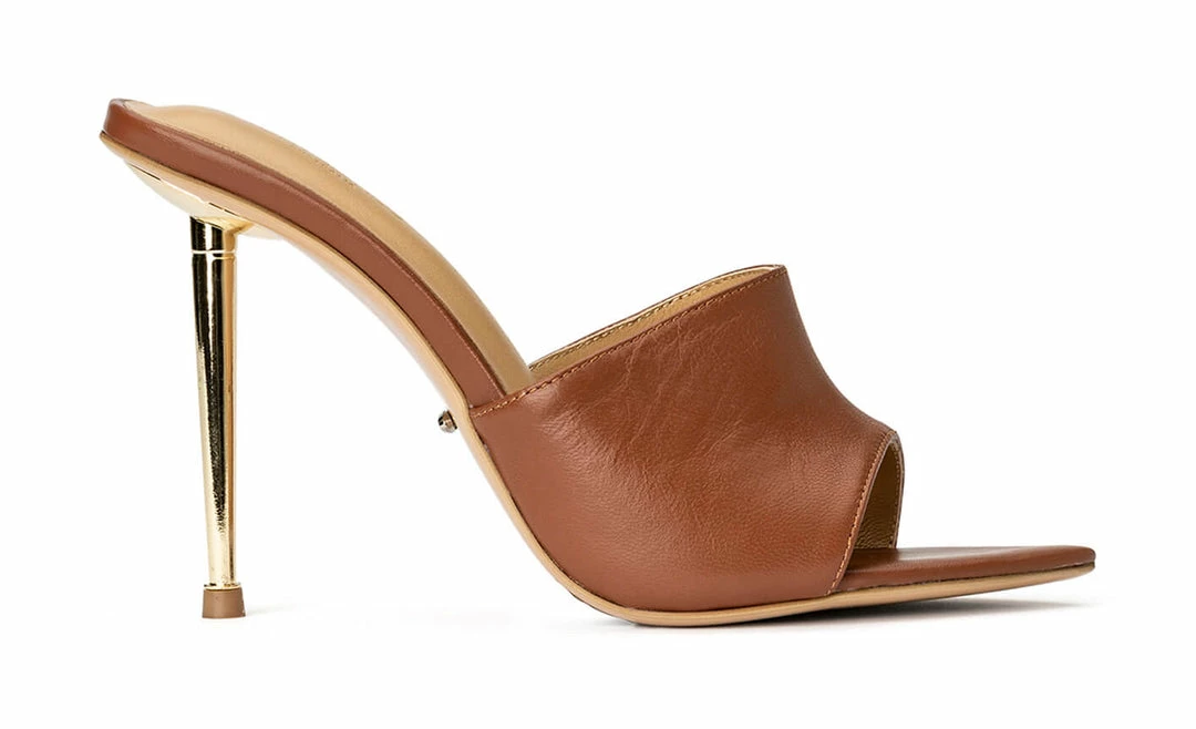 Tony Bianco Shoes Mylo Rust Nappa 10.5cm Heels 3 Tony Bianco Shoes Mylo Rust Nappa 10.5cm Heels