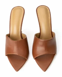Tony Bianco Shoes Mylo Rust Nappa 10.5cm Heels