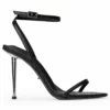 Tony Bianco Myra Black Snake 10.5cm Heels