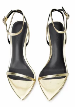 Tony Bianco Myra Gold Nappa Metallic 10.5cm Heels 8 Tony Bianco Myra Gold Nappa Metallic 10.5cm Heels