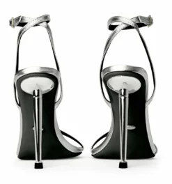 Tony Bianco Hot List Myra Silver Nappa Metallic 10.5cm Heels