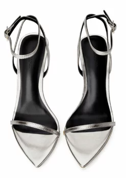 Tony Bianco Hot List Myra Silver Nappa Metallic 10.5cm Heels