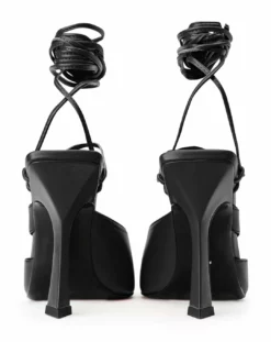 Tony Bianco Shoes Passion Black Nappa 11cm Heels 9 Tony Bianco Shoes Passion Black Nappa 11cm Heels