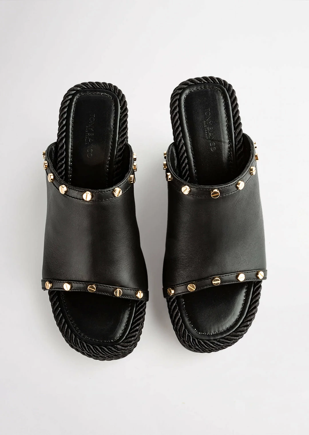 Tony Bianco Pearson Black Como 10.5cm Wedges 8 Tony Bianco Pearson Black Como 10.5cm Wedges