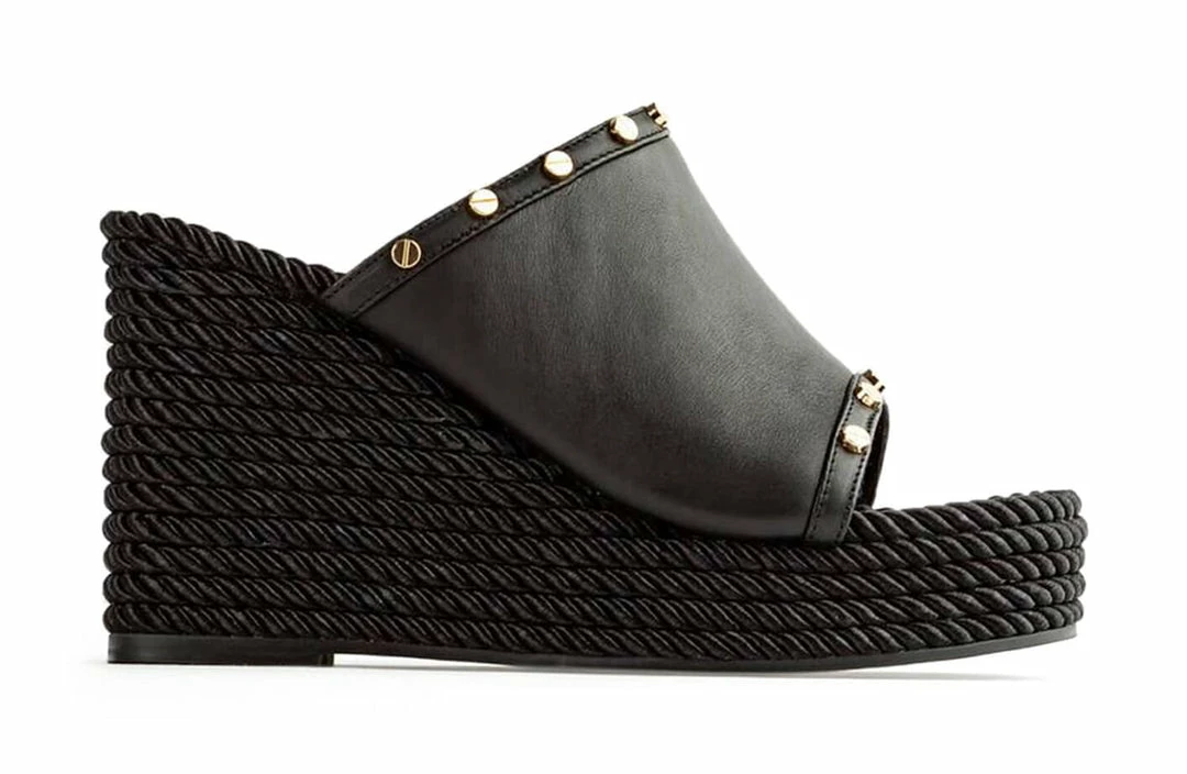 Tony Bianco Pearson Black Como 10.5cm Wedges 3 Tony Bianco Pearson Black Como 10.5cm Wedges