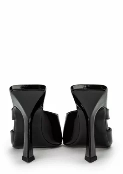 Tony Bianco Shoes Princess Black Patent 11cm Heels