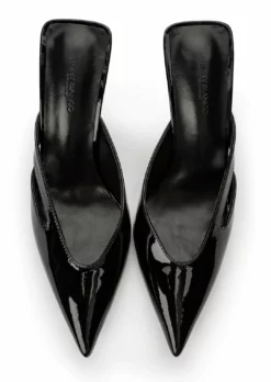 Tony Bianco Shoes Princess Black Patent 11cm Heels