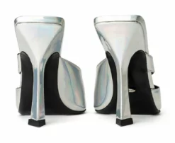 Tony Bianco Princess Silver Illumine 11cm Heels 9 Tony Bianco Princess Silver Illumine 11cm Heels