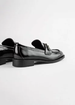 Tony Bianco Rebecca Black Hi Shine 2.5cm Flats Shoes