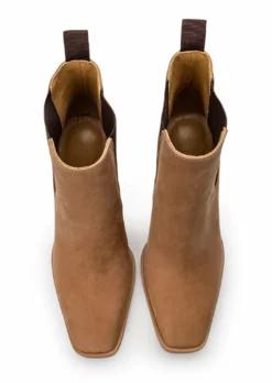 Tony Bianco Ricky Caramel Diesel 8.5cm Ankle Boots Shoes