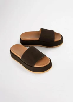 Tony Bianco Rio Chocolate Phoenix 6cm Sandals Shoes