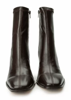 Tony Bianco New Arrivals Rover Chocolate Nappa 8.5cm Ankle Boots