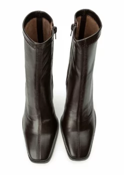 Tony Bianco New Arrivals Rover Chocolate Nappa 8.5cm Ankle Boots