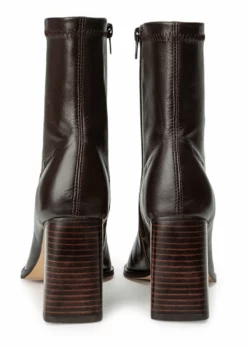 Tony Bianco New Arrivals Rover Chocolate Nappa 8.5cm Ankle Boots
