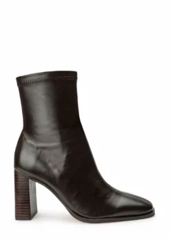 Tony Bianco New Arrivals Rover Chocolate Nappa 8.5cm Ankle Boots