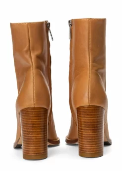 Tony Bianco Samara Caramel Venice 9cm Ankle Boots