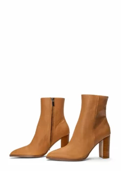 Tony Bianco Samara Caramel Venice 9cm Ankle Boots