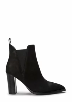 Tony Bianco Sasha Black Diesel 9cm Ankle Boots Shoes