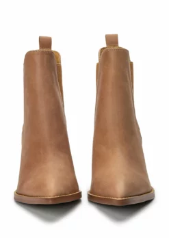 Tony Bianco Sasha Caramel Diesel 9cm Ankle Boots