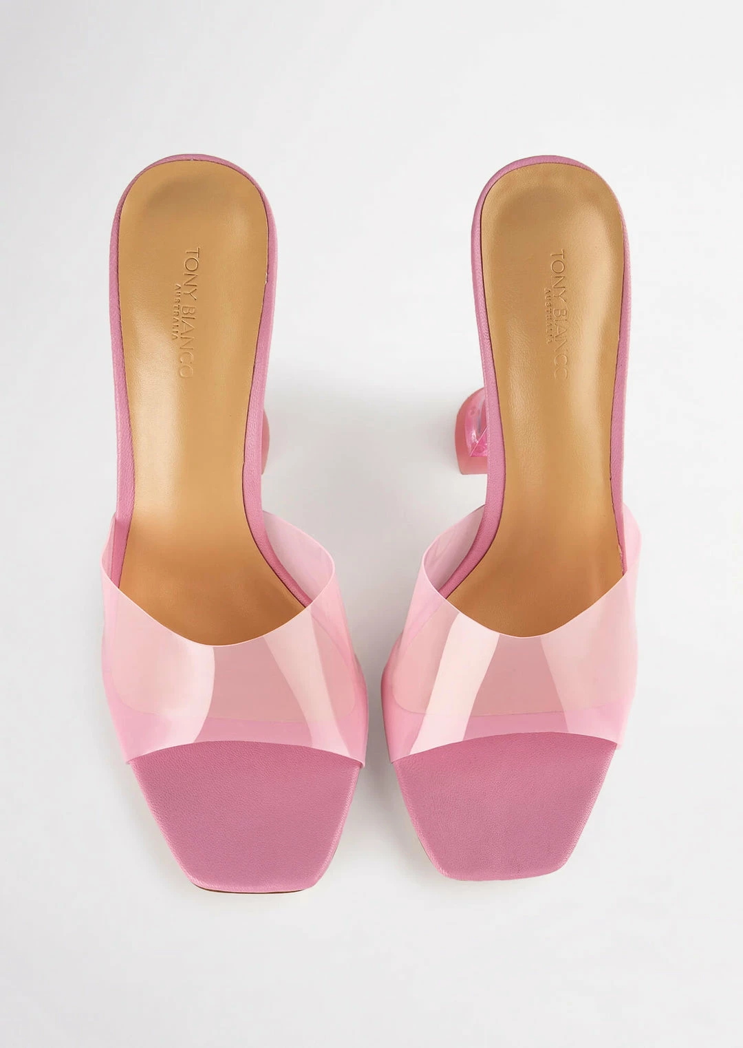 Tony Bianco Serri Musk Vinylite/Musk Nappa 10.5cm Heels Shoes 5 Tony Bianco Serri Musk Vinylite/Musk Nappa 10.5cm Heels Shoes