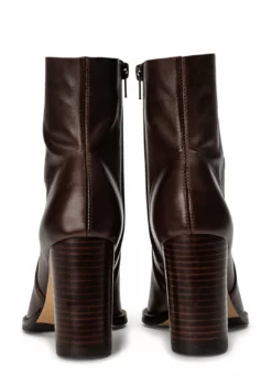 Tony Bianco Shoes Sisco Choc Como 9cm Ankle Boots