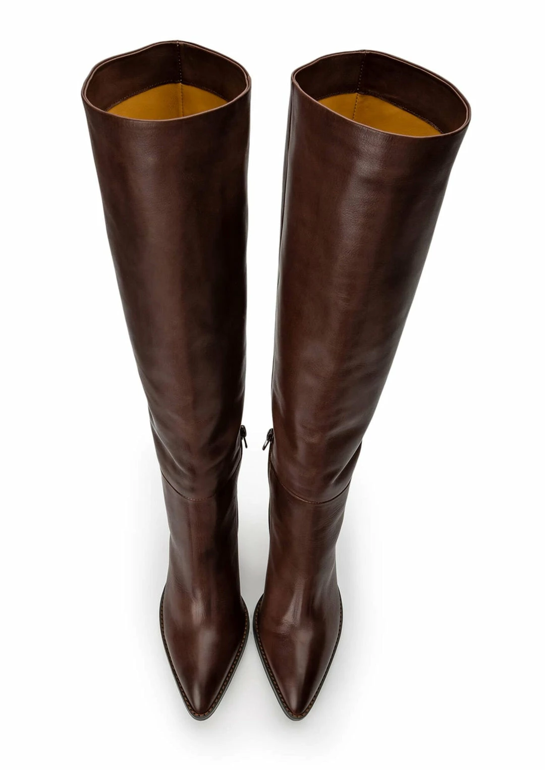 Tony Bianco Skyla Choc Como 9cm Calf Boots 6 Tony Bianco Skyla Choc Como 9cm Calf Boots