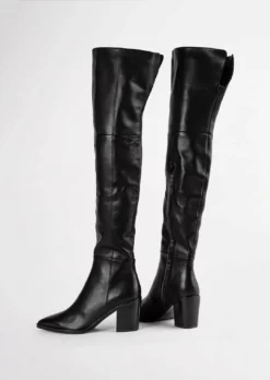 Tony Bianco Stefani Black Como 7.5cm Long Boots 12 Tony Bianco Stefani Black Como 7.5cm Long Boots
