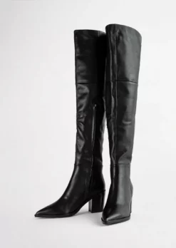 Tony Bianco Stefani Black Como 7.5cm Long Boots 10 Tony Bianco Stefani Black Como 7.5cm Long Boots