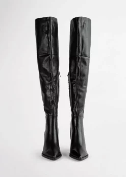 Tony Bianco Stefani Black Como 7.5cm Long Boots 11 Tony Bianco Stefani Black Como 7.5cm Long Boots