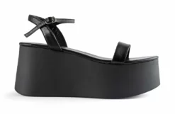 Tony Bianco Sales Shop 18 Tony Bianco Shoes Tiah Black Nappa 9.5cm Wedges