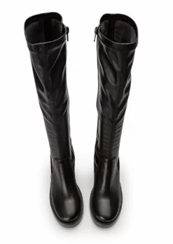 Tony Bianco Tibby Black Venice/Black Venezia 9cm Calf Boots
