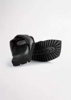 Tony Bianco Shoes Tigre Black Nappa 3cm Sandals