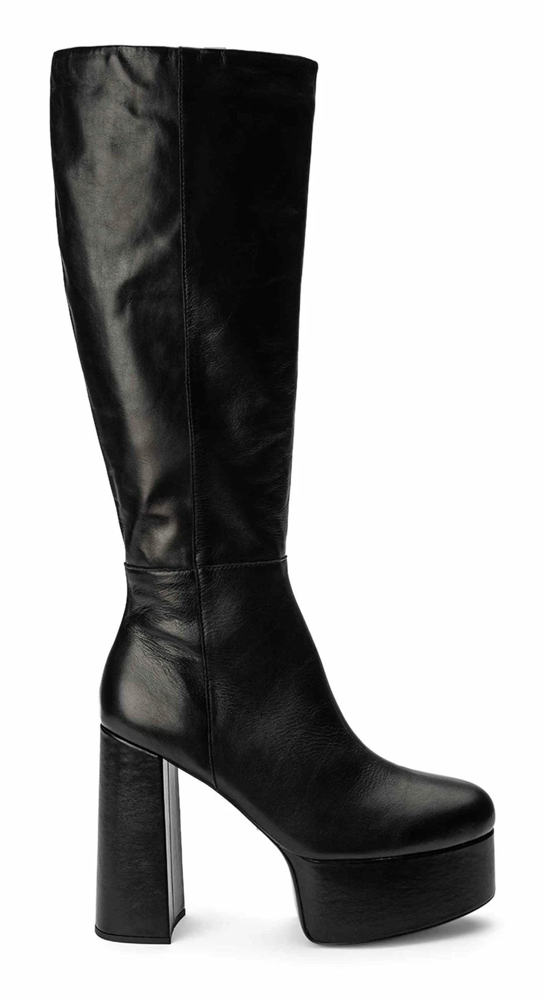 Tony Bianco Tommy Black Venice 12cm Calf Boots 3 Tony Bianco Tommy Black Venice 12cm Calf Boots