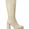 Tony Bianco Hot List Tommy Vanilla Venice 12cm Calf Boots 2 Tony Bianco Hot List Tommy Vanilla Venice 12cm Calf Boots