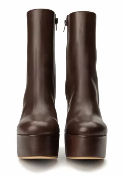 Tony Bianco Hot List Tyra Choc Como 12cm Ankle Boots