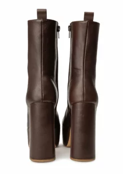 Tony Bianco Hot List Tyra Choc Como 12cm Ankle Boots