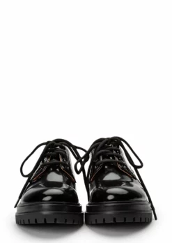 Tony Bianco Wanita Black Hi Shine 4.5cm Casual Shoes