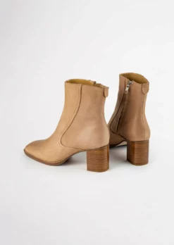 Tony Bianco Westley Caramel Diesel/Choc Wax 6.5cm Ankle Boots Shoes