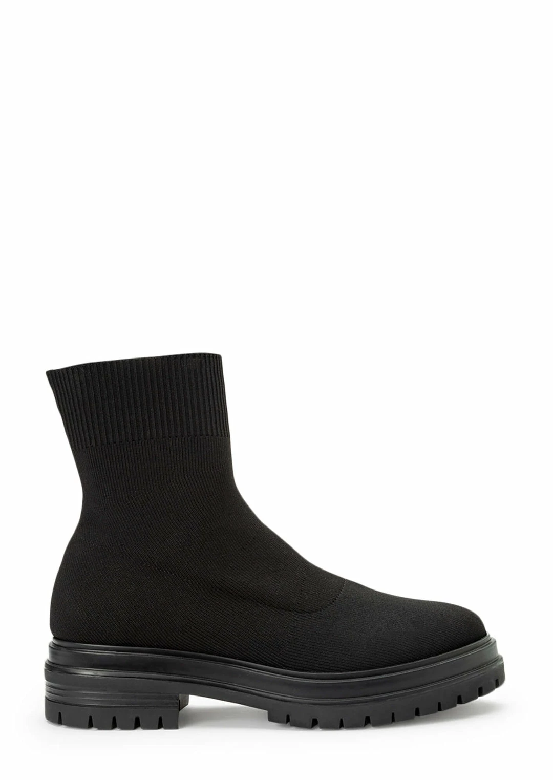 Tony Bianco Weston Black Sock Knit 4.5cm Ankle Boots 3 Tony Bianco Weston Black Sock Knit 4.5cm Ankle Boots