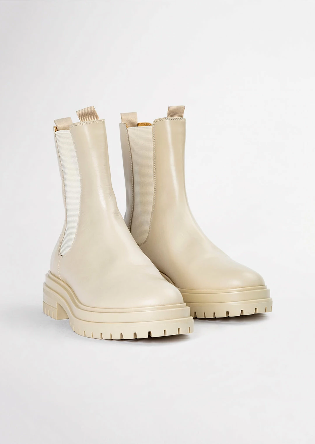 Tony Bianco Shoes Wolfe Vanilla Capretto 4.5cm Ankle Boots 4 Tony Bianco Shoes Wolfe Vanilla Capretto 4.5cm Ankle Boots