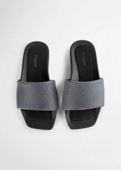 Tony Bianco York Grey Mesh 1cm Sandals 11 Tony Bianco York Grey Mesh 1cm Sandals