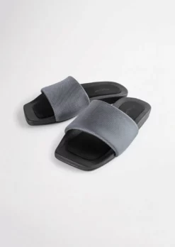 Tony Bianco York Grey Mesh 1cm Sandals 10 Tony Bianco York Grey Mesh 1cm Sandals