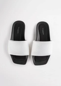 Tony Bianco York White Mesh 1cm Sandals 11 Tony Bianco York White Mesh 1cm Sandals