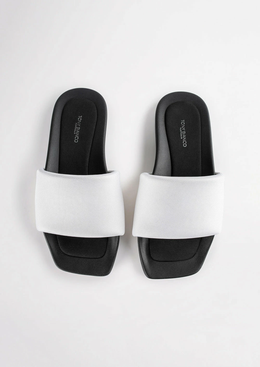 Tony Bianco York White Mesh 1cm Sandals 6 Tony Bianco York White Mesh 1cm Sandals