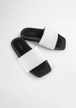 Tony Bianco York White Mesh 1cm Sandals 10 Tony Bianco York White Mesh 1cm Sandals